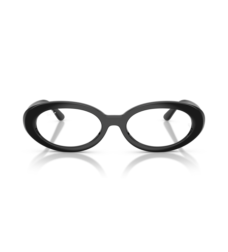 Ray-Ban RX2223V Optics occhiali da vista ovali nero lucido - vista frontale