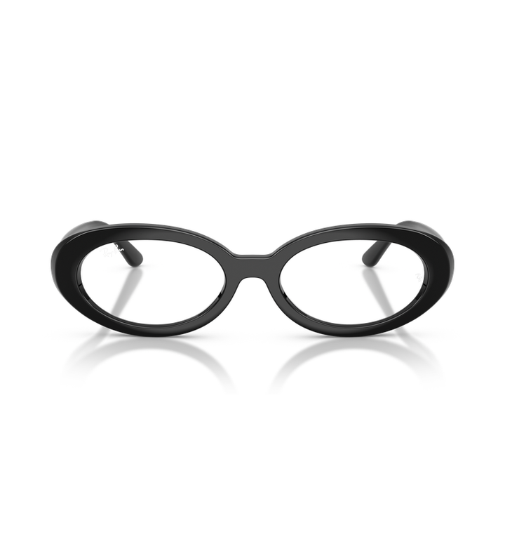 Ray-Ban RX2223V Optics occhiali da vista ovali nero lucido - vista frontale