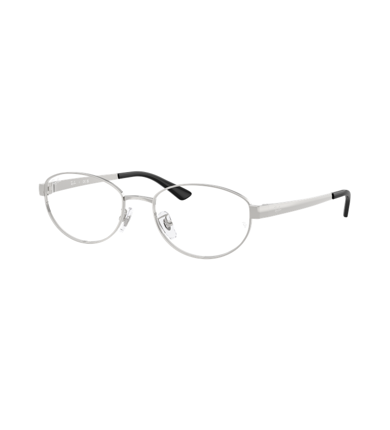 Ray-Ban RX3774VD Optics occhiali da vista ovali argento - vista 3/4