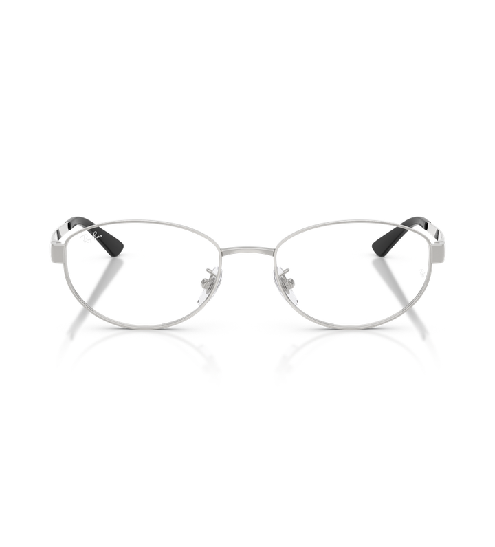Ray-Ban RX3774VD Optics occhiali da vista ovali argento - vista frontale