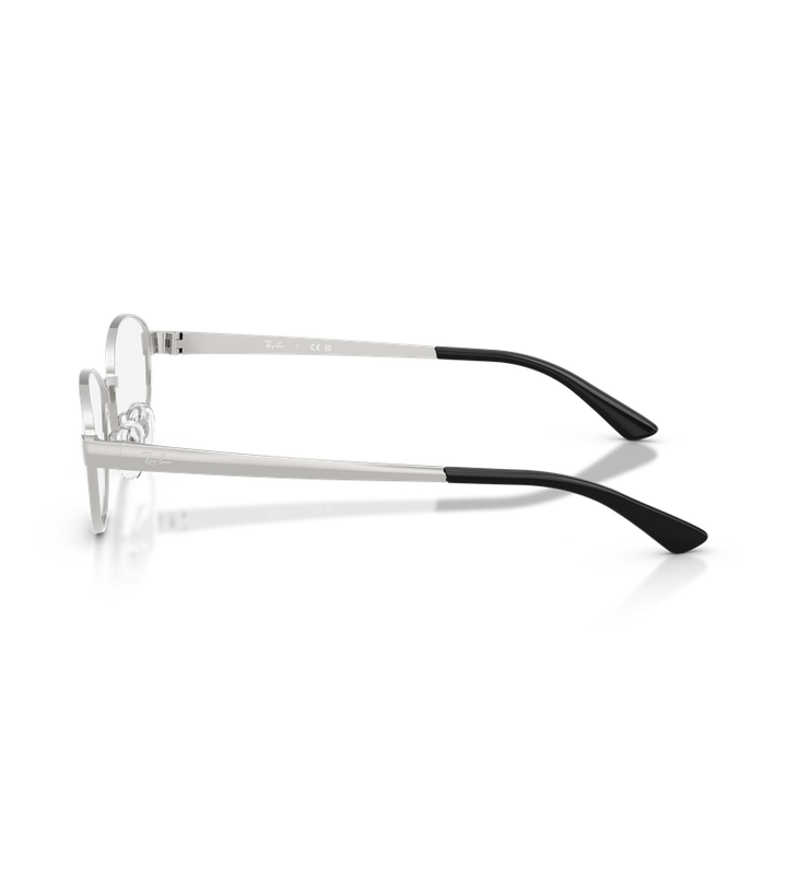 Ray-Ban RX3774VD Optics occhiali da vista ovali argento - vista laterale