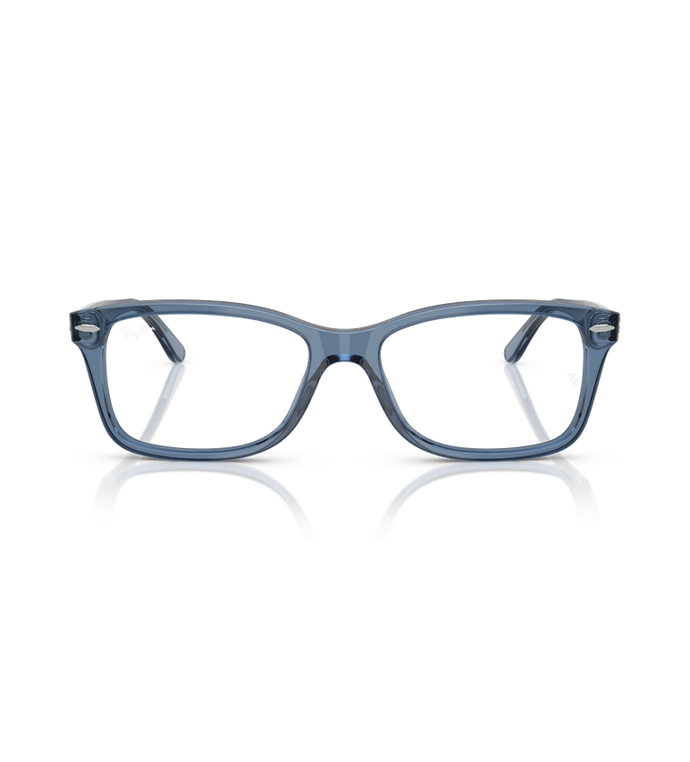Ray-Ban RX5428 Optics occhiali da vista rettangolari blu trasparente - vista frontale