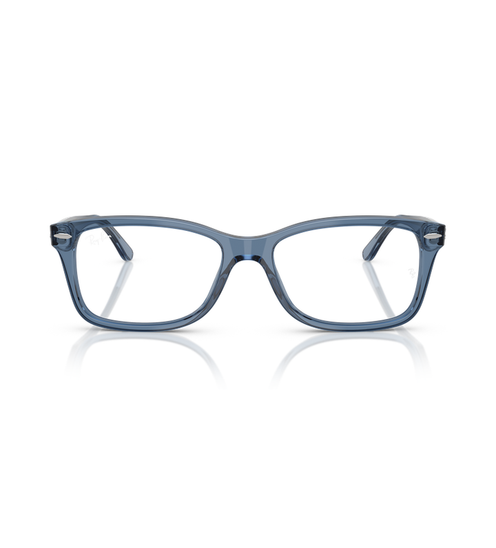 Ray-Ban RX5428 Optics occhiali da vista rettangolari blu trasparente - vista frontale