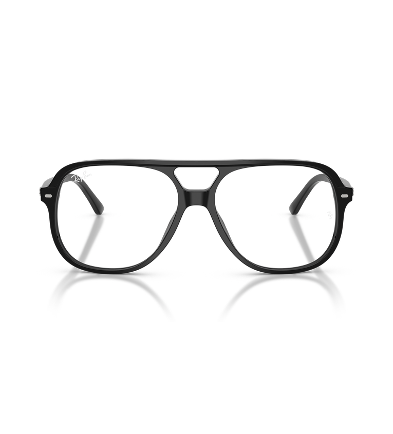 Ray-Ban RX5698 Optics occhiali da vista squadrati nero lucido - vista frontale
