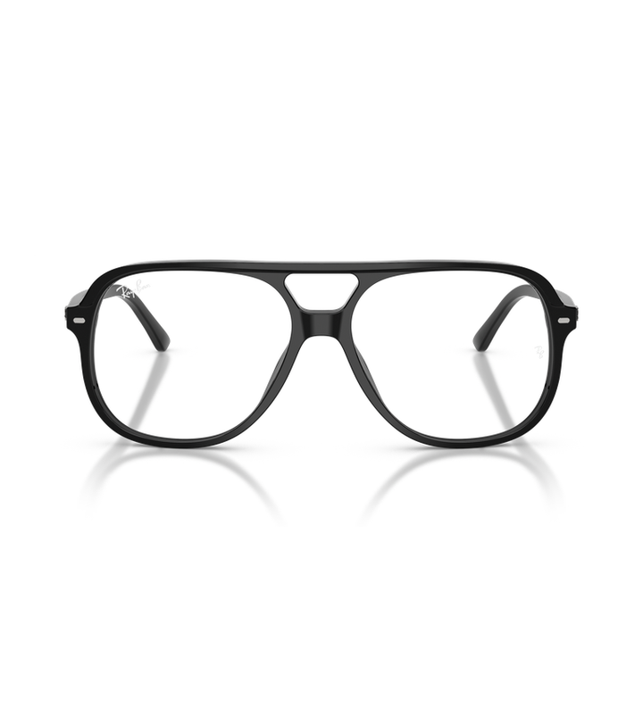Ray-Ban RX5698 Optics occhiali da vista squadrati nero lucido - vista frontale