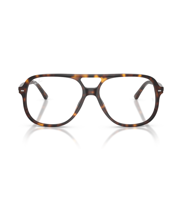 Ray-Ban RX5698 Optics occhiali da vista squadrati tartarugato lucido - vista frontale