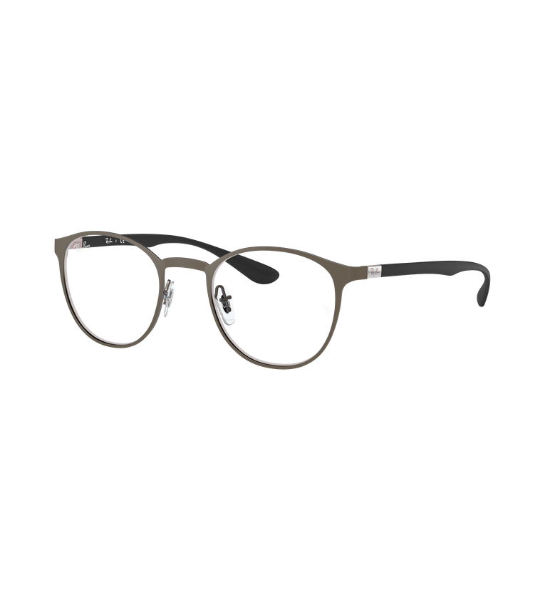 Ray-Ban RX6355 occhiali da vista phantos canna di fucile e nero - vista 3/4