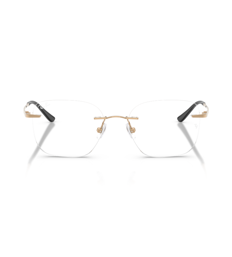 Ray-Ban RX8783D Optics occhiali da vista rettangolari oro - vista frontale