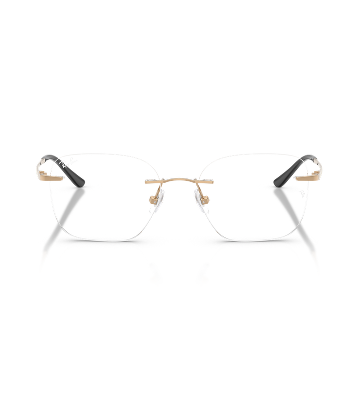 Ray-Ban RX8783D Optics occhiali da vista rettangolari oro - vista frontale