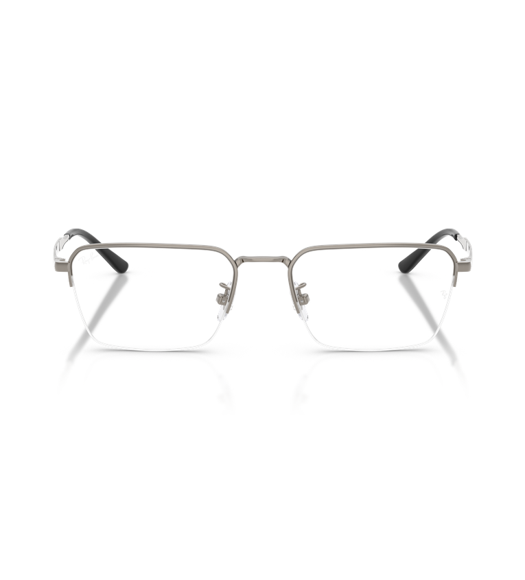 Ray-Ban RX8785D Optics occhiali da vista rettangolari canna di fucile - vista frontale