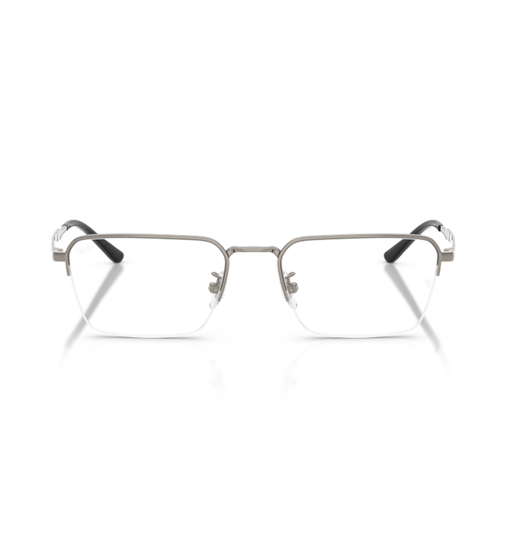 Ray-Ban RX8785D Optics occhiali da vista rettangolari canna di fucile - vista frontale