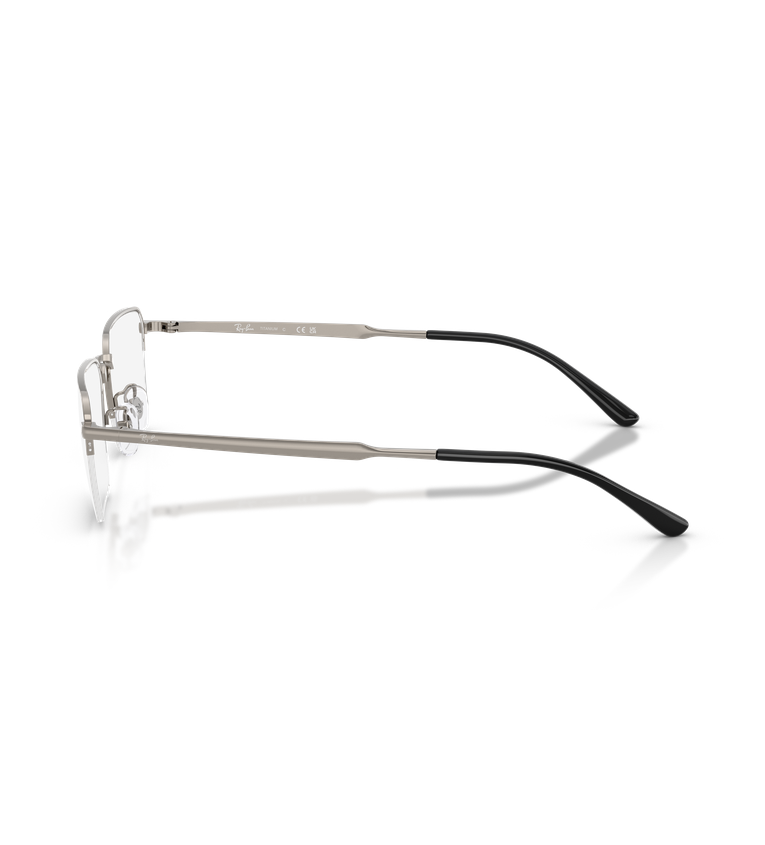 Ray-Ban RX8785D Optics occhiali da vista rettangolari canna di fucile - vista laterale