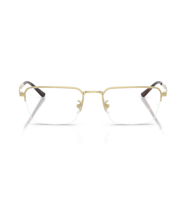 Ray-Ban RX8785D Optics occhiali da vista rettangolari oro - vista frontale