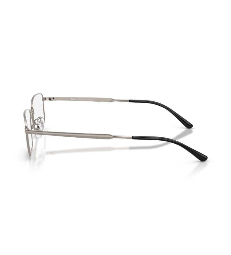 Ray-Ban RX8786D Optics occhiali da vista rettangolari canna di fucile - vista laterale