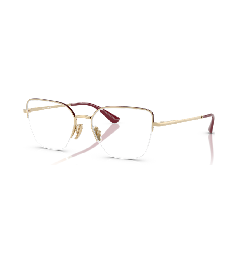 Vogue VO4331 Oro Pallido / Bordeaux - vista angolata