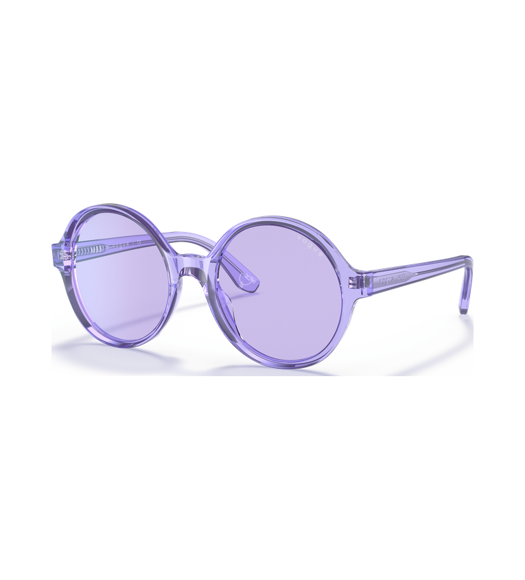 Vogue VO5393S Lilla Trasparente, lenti Viola Chiaro - vista angolata