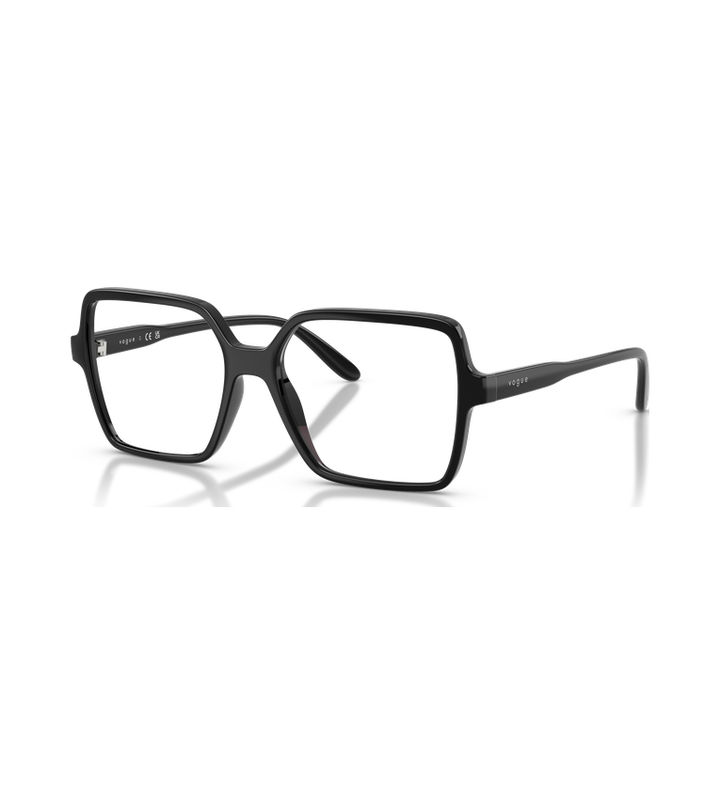 Vogue VO5702 Nero Lucido - vista angolata