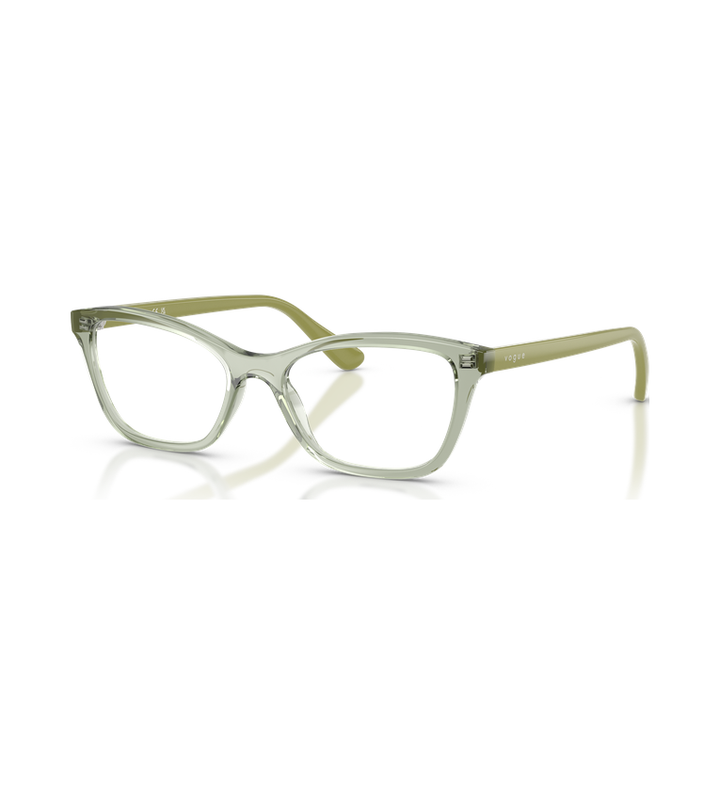 Vogue VY2051 Junior Verde Trasparente - vista angolata